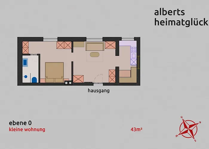 アパートホテル Alberts Heimatglueck 4*